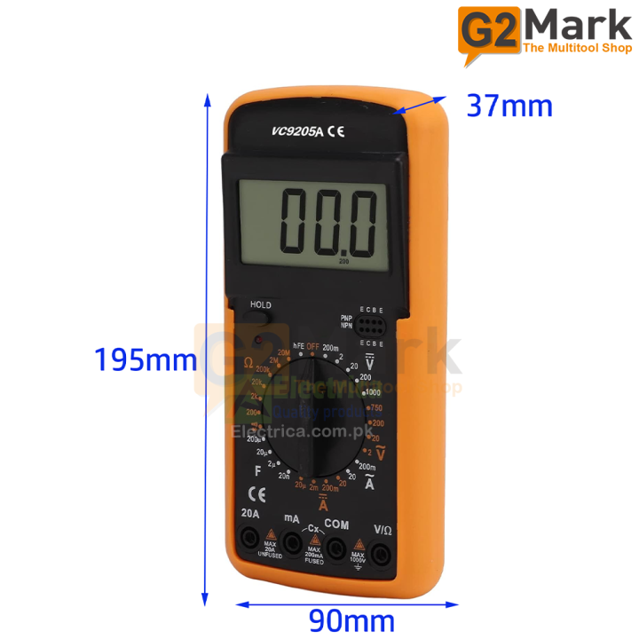 Professional%20Digital%20Multimeter%20True%20RMS%20Ammeter%20Voltmeter%20Manual%20Range%20Transistor%20Tester%20Ohm%20Capacitance%20Diode%20VC9205A%20-%20Image%203
