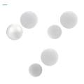 2x Foam Balls Polystyrene Balls Round Handmade Art Projects Gifts Decoration for Household 20cm 25cm. 