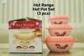 Hot Range 3 pcs Hot Pot Set - Warmer Set 3 Pieces. 