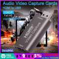 4k HD 1080P 60fps HDMI to USB Video Capture Card Game Recording Box for Computer Youtube OBS Etc. Grabber Live Streaming 4K HDMI Video Capture Card USB 2.0 3.0 for DSLR, PlayStations, Camcorders, TV Box, Live Streaming. 