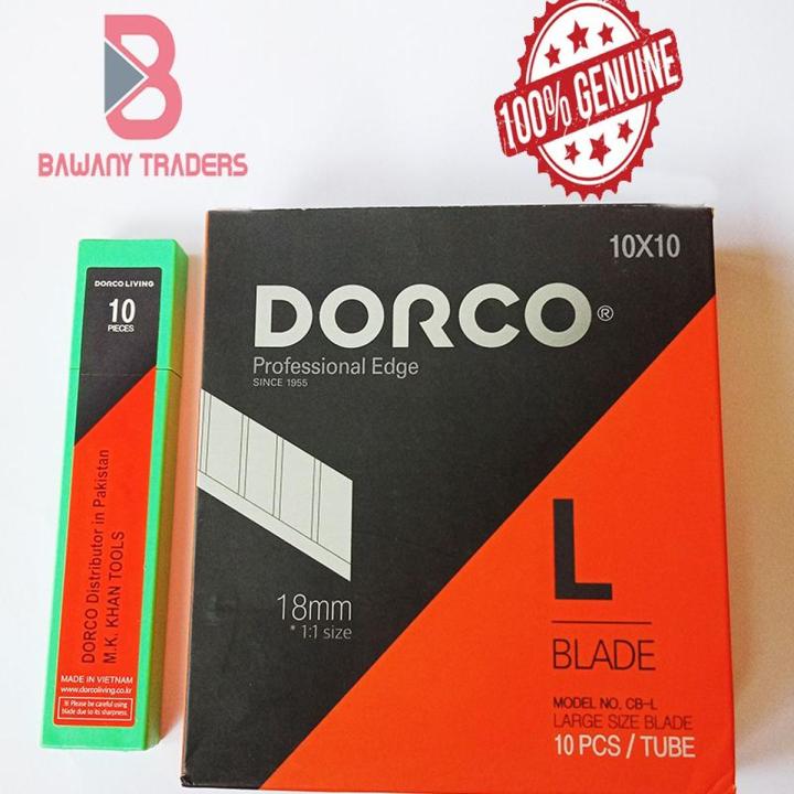 Dorco Knife Cutter Blades Pack of 10 pieces Original Vietnam DIY Tools Crafting Paper Cutting