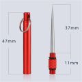 Travel Durable Portable with Holder Outdoor EDC Tool Toothpick Metal Toothpick Fruit Fork. 