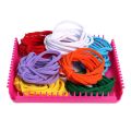 96 Pieces Loom Potholder Loops Weaving Loom Loops Weaving Craft Loops With Multiple Colors For DIY Crafts Supplies No Box. 