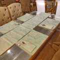Dining Table Set Table Runner / Cutlery Holders / Placemats / Tea Cozy & Mug Cover / Bread Basket & Cutlery Box. 