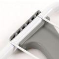 Folding Towel Clothes Drying Hanger Shelf Balcony Laundry Storage Holder Rack. 