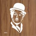 Charlie Chaplin Stencil Used Canvas and Wall Painting Scrapbooking Stamping Embossing Album Paper Card Template.. 