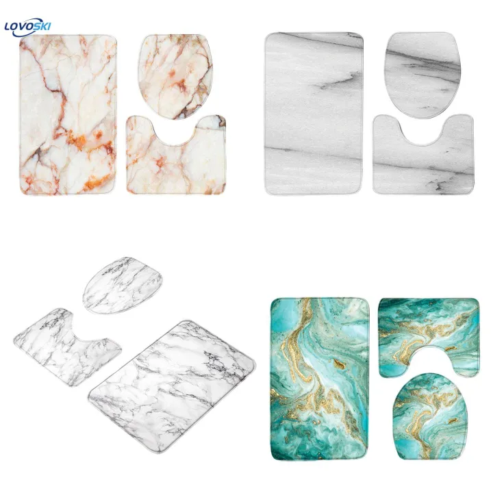 3%20Pieces%20Bathroom%20Rug%20Set%20Polyester%20Fiber%20Washable%20Toilet%20Floor%20Carpet%20-%20Image%208