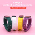 Replacement Wristband For Mi Band 5 Strap Diamond Pattern And Size Can Be Adjusted. 
