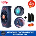 X13 Mobile Cooling Phone Radiator Fan | Phone Game Cooler System Cooling Fan | PUBG Gamepad Trigger Controller For Gaming All Smart Phone Devices.. 
