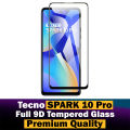 Tecno Spark 10 Pro Glass Protector 5D-10D-11D-21D-9D Glass Full Coverage For Spark 10 Pro. 