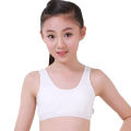 White Bidi Midi Bra for Girls and Teenagers - Soft Cotton, Comfortable, Machine Stitched. 