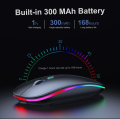 HP W10 RGB Wireless Bluetooth Mouse | Ergonomic High-Precision Mouse | Top Wireless Gaming Mouse. 