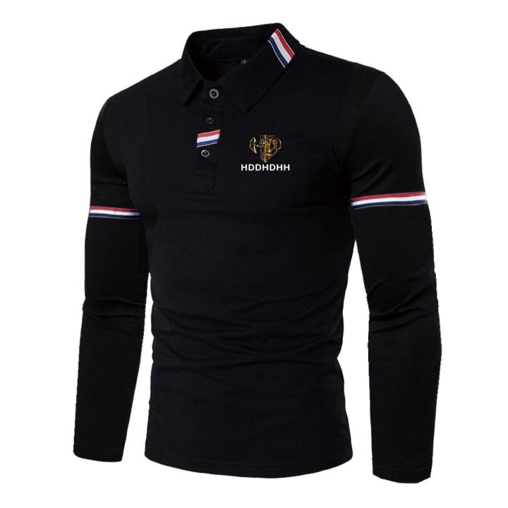 Long sleeve polo work shirts for mens best sale