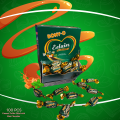 BONYO Eclairs Caramel Toffee Filled with Mint Chocolate 100Pcs/Box. 