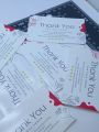 10pcs, Thank you cards for small business, assorted color & design.. 