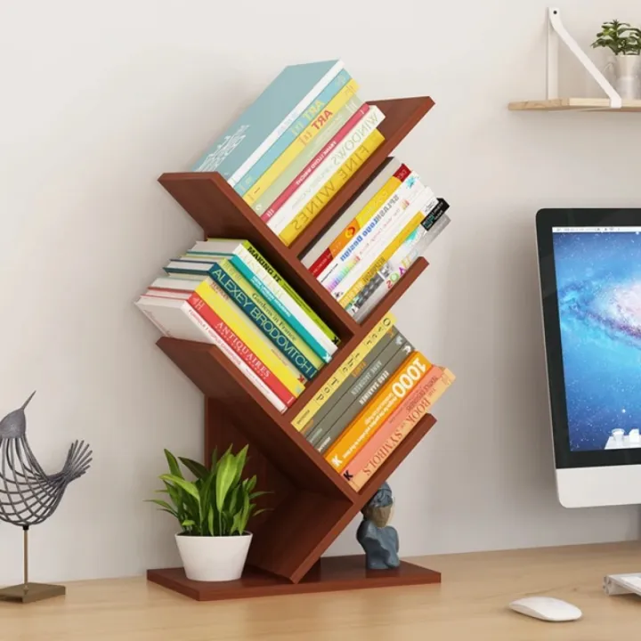 Tree-shaped%20bookshelf%20Bookcase%205-tier%20bookshelf%20Floor%20standing%20book%20shelves%20-%20Image%203