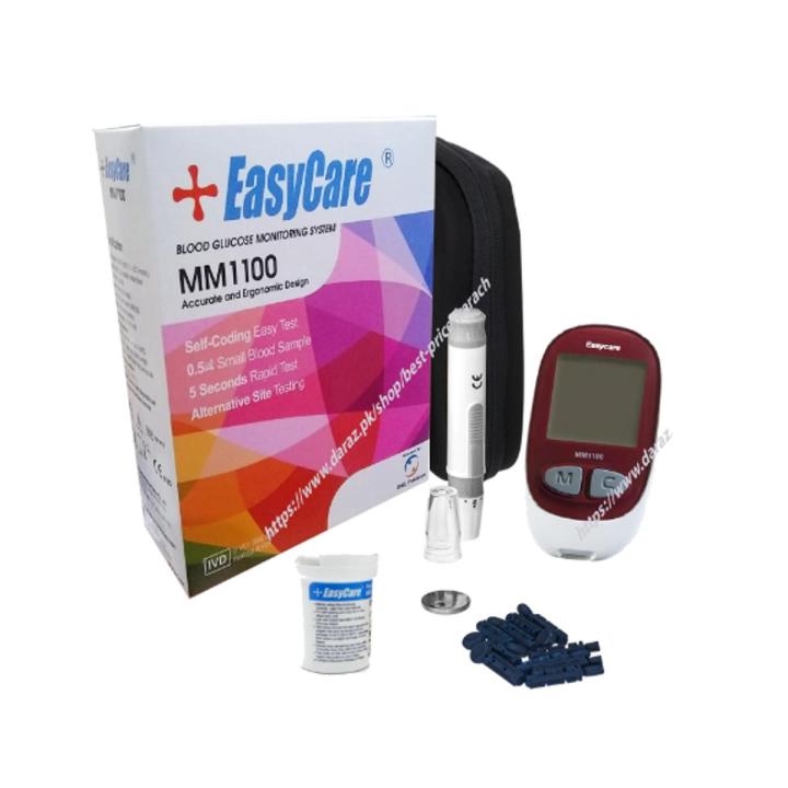 EasyCare Blood Sugar Monitoring Device + 10 Test Strips