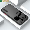 UCUC for Samsung Galaxy A50 A30S A50S Back Cover Cartoon Hello Mouse Frosted Transparent Hard Phone Case Thin Shockproof Full Cover Camera Protect Case. 