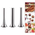 1pc Meat Grinder Enema Accessories Sausage Funnel Stainless Steel Lengthened Arc Enema Tube Large Medium and Small. 