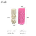 Geometric Roman Pillar Swirl Candle Silone Mold Wave Twirl Spiral Candles Mould DIY Resin Soap Crafts Home Decor. 