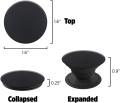 POP SOCKET Black Color Universal Smart Grip Holder, universal mobile holder,Universal Stent, Pop Socket, High Quality Stand For Boys And Girls Mobile Phones & Tablets, High Quality - Black. 