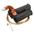 Restrictable Twist Throttle Cable Set For 49cc Mini Moto Dirt Bike. 