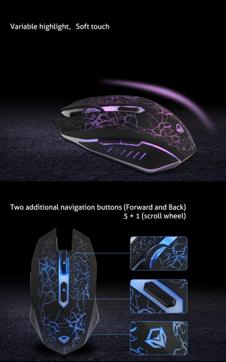 Professional%203600%20DPI%20Rechargeable%20Gaming%20RGB%20USB%20Wireless%20Optical%20Mouse%20with%206%20Programmable%20Buttons%20-%20White%202.4G%20Backlit%20Mice%20-%20Image%205