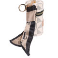 Leather Bucket Lipstick Bag Keychain Storage Bag Pendant Accessories Gifts. 