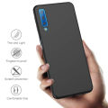 Samsung Galaxy A7 2018 / A750 Black Soft Silicon Back Cover. 