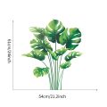 Plant Wall Sticker Exotic Tropical Plants Wall Sticker Waterproof Removable Decal for Stunning Background Decoration Self-adhesive Strong Stickiness Ideal for Southeast Asian Buyers Self-adhesive. 