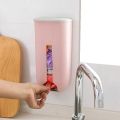 Plastic Bag Dispenser Wall Mounted Grocery Garbage Trash Bag Organizer for Home Kitchen. 