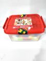 200 Pcs Colorful Building Blocks Bucket for Kids | Educational & Creative Construction Toy Set | Storage Tub Included. 