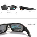 KDEAM Outdoor Sports Polarized Sunglasses Men Curve Cutting Frame Stress-Resistant Lens Shield Sun Glasses Women KD0623. 