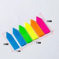 100 Sheets Arrow Shape Fluorescent paper Self Adhesive Memo Pad Sticky Notes. 