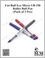 Uni-Ball Eye Micro UB-150 Roller Ball Pen  (Pack of 9 Pcs). 