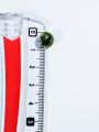 Green Flat Round Marble Spacer Acrylic Plastic Beads for DIY Crafts - Pack of 40gms - Ideal for DIY Jewelry Making, Jewelry, and Dress Accessories.. 