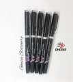 Classical Floral Design Full Metallic Fountain Pen-Black Mingao Fancy Style Smooth Writing Fountain Pen  Sleek Body Ink Pen Perfect Stationery Gifts-2314. 