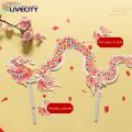 Dragon Dance Toy Kit Chinese Lunar New Year Dragon Dance Toy Diy Kit for Kids Dragon Boat Festival Crafts Set Chinese New Year Dragon Craft. 