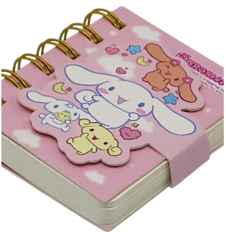 Small Ringed Notebook Mini Ring Notebook – Mix Character Cute Pocket Journal | Daraz.pk