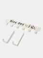 6 Hooks Home Key Base Organizer Multi-Key Wall Hook Stand Clothes Hanger Rack Over The Door. 