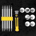 Magnetic Screwdriver Bits with 6 Double-Sided Bits Set Repair Tool. 