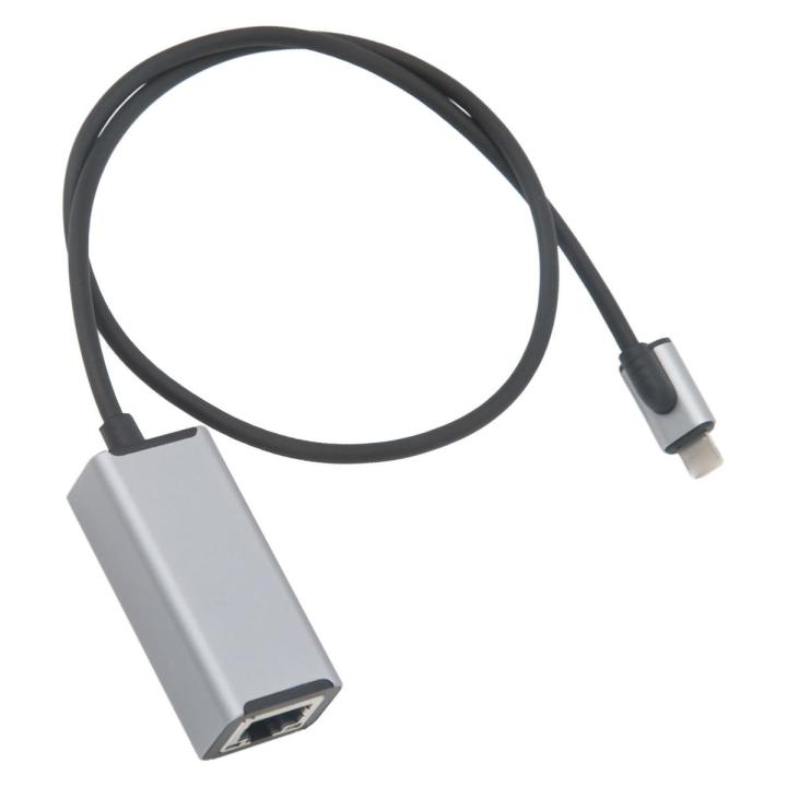 For IOS To RJ45 Ethernet Adapter, 10Mbps To 100Mbps Ethernet Converter for IPhone