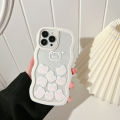 White Case Cute Bear Cover with Chain for iPhone 16promax/14/14pro/14plus/14promax/13 Pro Max / 12 Pro / 11 Pro Max / XR / XS Max. 