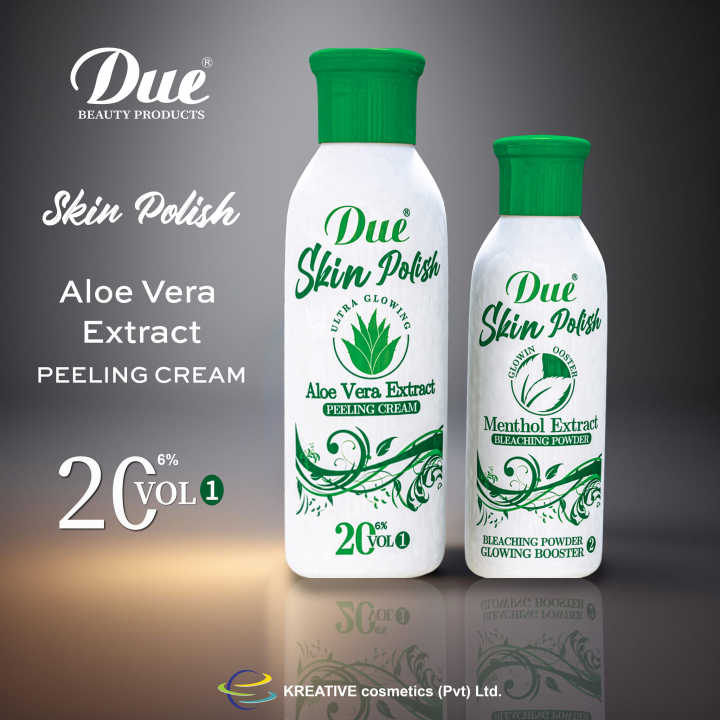 DUE Herbal Ultra Skin Polish Bleach 100% Result (For 'Him' & 'Her') - 300 Gm