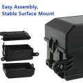 BRADOO-Fuse-Relay Box 5-Fuse Holders 6 Relay Block Holders Fuse-Block 12V Fuse-Box Car. 