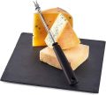 Triangle Cheese Cutter/Slicer, Stainless Steel/Plastic, Easily Carves Cheese into Uniform Slices, Choose from two thicknesses, easy serving with double-pronged tip, comfortable grip. 