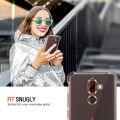 For Nokia 7 Plus Back Cover Shockproof Transparent Soft TPU Silicone Protector Phone Case with Shock Absorption Bumper Corners. 