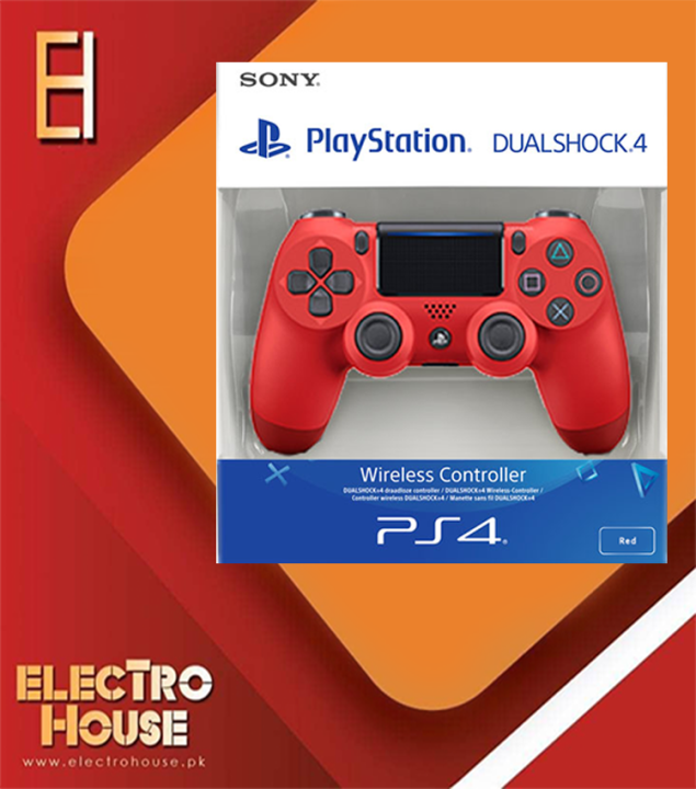 ps4%20Dual%20Shock%204%20Wireless%20Controller%20for%20PlayStation%204%20Red%20-%20Image%203