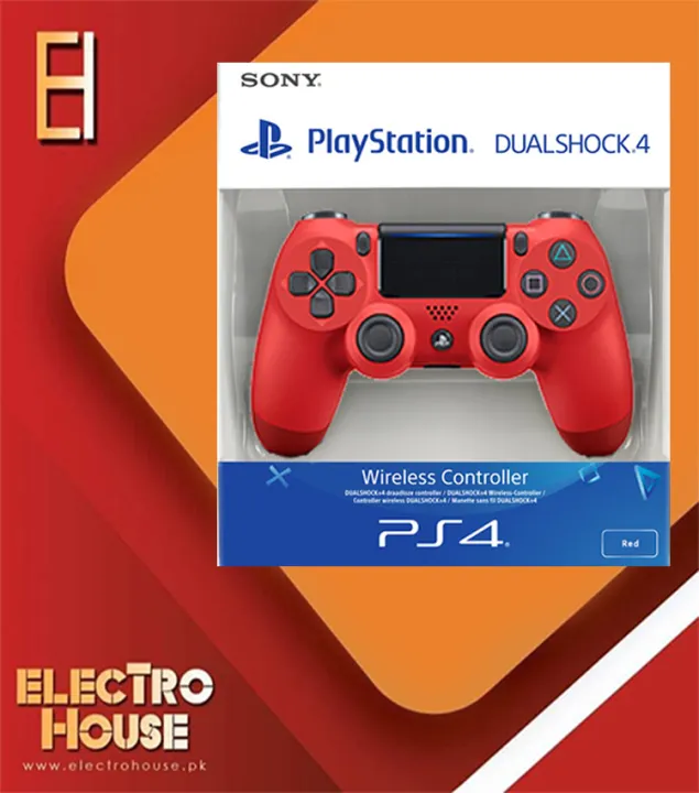 ps4%20Dual%20Shock%204%20Wireless%20Controller%20for%20PlayStation%204%20Red%20-%20Image%203