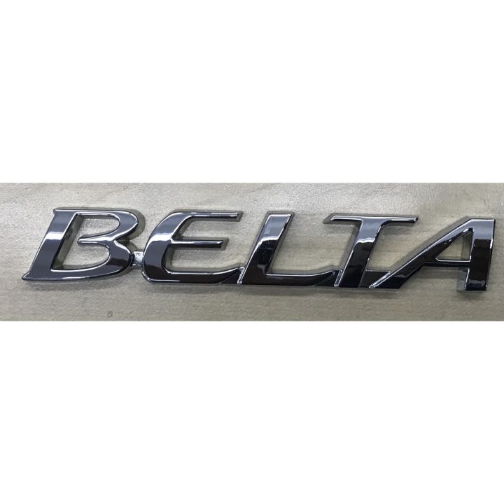 Toyota Belta Chrome Plastic Monogram Emblems For Toyota Belta